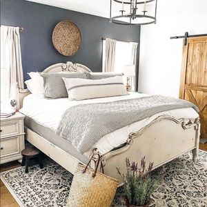 Restoration hardware Farmhouse Striped quilt